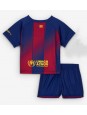 Barcelona Dječji Domaci Dres kompleti 2025-26 Kratak Rukavima (+ kratke hlače)